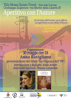 Aperitivo con l'Autore - 6° appuntamento.