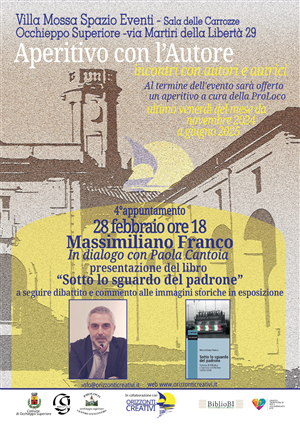 Aperitivo con l'Autore - 4° appuntamento.